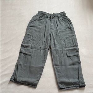 Zara Kids Green Cargo Pants Size 4-5 Years